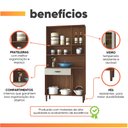 Ver imagem 5 de Armário de Cozinha Compacta 6 Portas 1 Gaveta Golden