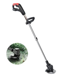 Cortador Aparador de Grama Planta Gramado Portatil Sem Fio Quintal Jardim Galho Erva Daninha Domesti