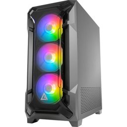 Gabinete Gamer Antec Df600 Flux Lateral Vidro Temp 4 Mm Micro Atx-mini Itx-atx 3 Fans Argb - - 9