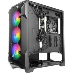Gabinete Gamer Antec Df600 Flux Lateral Vidro Temp 4 Mm Micro Atx-mini Itx-atx 3 Fans Argb - - 3