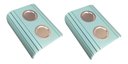 Ver imagem 2 de Kit 04un Esteira Decorativa Laqueada Sofá Copo Alumínio Azul Bebe
