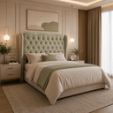 Ver imagem 6 de Cabeceira para Cama Box Casal 1.40 Tecido Boucle:Verde