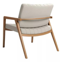 Ver imagem 3 de Poltrona Uxua em Linho Decorativa para Sala e Recepção - Lv Moveis