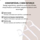 Ver imagem 3 de Kit Haste com Fio Flosser Portátil para Higiene Bucal Completa Plástico Atóxico 30 Unidades