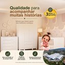 Ver mais imagens de Quarto de Bebê Completo com Berço Americano 3 em 1/Guarda-Roupa/Cômoda Flor Multimóveis MP4939