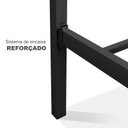 Ver imagem 6 de Cama Solteiro 100% Ferro Cristal P/ 160 Kg C/grade de Proteção -super Resistente -preto