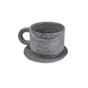 Ver imagem 1 de Xícara de Café com Pires em Pedra Sabão Servir Decorar 50ml
