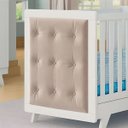 Ver imagem 3 de Kit Berço Infantil Cabeceira Branco Amêndoa MDF Bebê e Cia