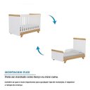 Ver imagem 7 de Kit Berço Infantil Cabeceira Branco Amêndoa MDF Bebê e Cia