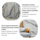 Ver imagem 5 de Revestimento Decorativo 3D Premium Placa Marmorizada 244cm x 122cm 2,97m² de Cobertura Dourado/Calacatta Formaco Decor
