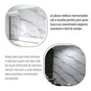 Ver imagem 4 de Revestimento Decorativo 3d Premium Placa Marmorizada 244cm X 122cm 2,97m² de Cobertura