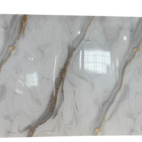 Revestimento Decorativo 3d Premium Placa Marmorizada 244cm X 122cm 2,97m² de Cobertura