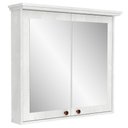 Ver imagem 3 de Armário para Banheiro Malezia Aéreo 2 Portas MDF 78cm Branco Lyam Decor