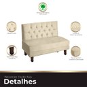 Ver imagem 7 de Canto Italy Confortável para Apartamento Cozinha e Restaurantes Suede Bege