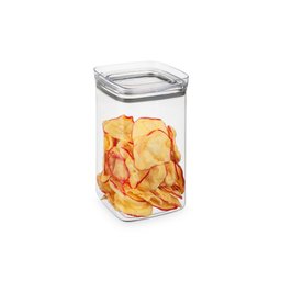 Pote Hermético Quadrado com Tampa Transp. Vedação Tripla Pote - 2500 Ml Transparente - 7