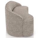 Ver imagem 6 de Sofá 5 Lugares Curvo Sala de Estar Living Lótus D02 Bouclê Bege Escuro 300cm Pb-04 - Lyam Decor