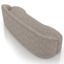 Ver imagem 7 de Sofá 5 Lugares Curvo Sala de Estar Living Lótus D02 Bouclê Bege Escuro 300cm Pb-04 - Lyam Decor