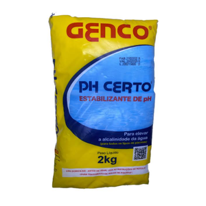 Kit 2x Ph Certo Genco Elevador De Alcalinidade Piscinas 2kg