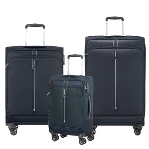 Conjunto de Malas Samsonite Popsoda P, M e G Azul Escuro