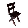 Conjunto Mesa Rústica 2m 2 Bancos e 2 Cadeiras Madeira Maciça Angelim:Tabaco - 5