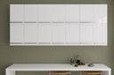 Ver imagem 6 de Armario Suspenso Duplo Com 14 Portas Alemanha Branco Bela Casa
