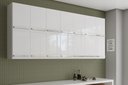Ver imagem 5 de Armario Suspenso Duplo Com 14 Portas Alemanha Branco Bela Casa