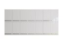 Ver imagem 3 de Armario Suspenso Duplo Com 14 Portas Alemanha Branco Bela Casa