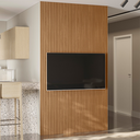 Ver imagem 5 de Painel Ripado Modular 140cm Nature Fosco Linea Brasil