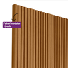Painel Ripado Modular 140cm Nature Fosco Linea Brasil - 4