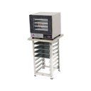 Ver imagem 1 de Kit - Forno Turbo Prp-004 Plus Digital 127v Preto + Bancada Mes-004 + 4 Assadeiras - Progás 127v