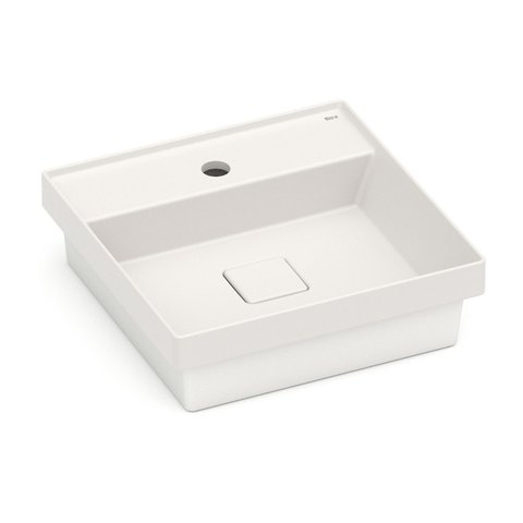 Cuba de Sobrepor 12,5cm x 40cm com Mesa Terra Roca Bege/Beige