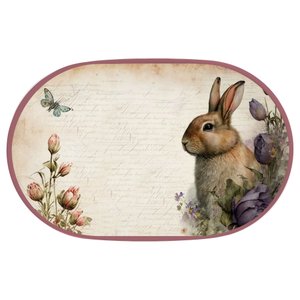 Travessa Coelha Acácia 34 Cm em Cerâmica Alleanza Alleanza Cerâmica