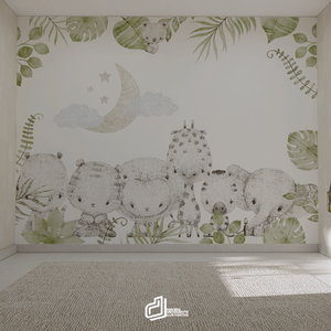 Painel Safari Aquarela-md19