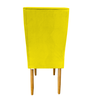 Kit 02 Cadeiras Luxo Mila Sued Amarelo - D'Classe Decor - 4