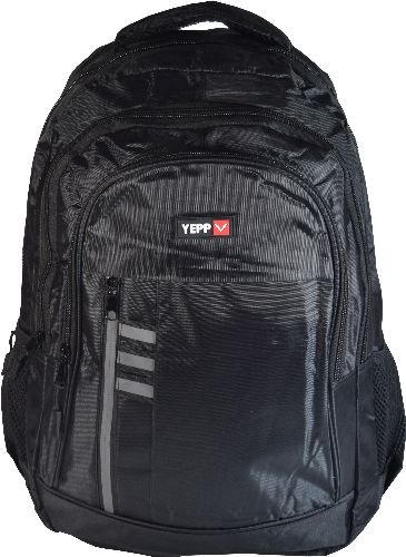 Mochila Juvenil Yeep 4 Ziper Preta Poliester 45 X 31 X 15 Cm - 2