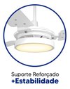 Ver imagem 3 de Ventilador de Teto Valen com Led Branco Quente Motor Grande Potente