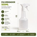 Ver mais imagens de Kit 5 Borrifador Manual Pulverizador 500ml Spray Frasco Gatilho Multiuso