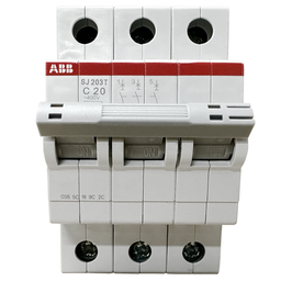 Minidisjuntor Abb Tripolar Sj203t-c20 2taz144300r0204 - 2