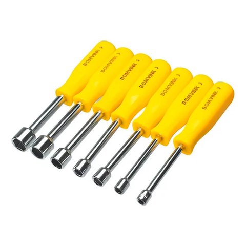 Jogo Chave Canhão Soquete [7 Peças]