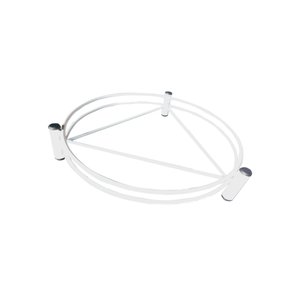 Suporte de Botijao e Vaso Epoxi Branco Fixo