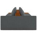 Ver imagem 7 de Sofá Ilha Modular para Sala 232cm com Puff Dublin K01 Bouclê Cinza Sintético Caramelo - Lyam Decor