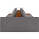 Ver imagem 6 de Sofá Ilha Modular para Sala 232cm com Puff Dublin K01 Bouclê Cinza Sintético Caramelo - Lyam Decor