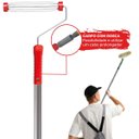 Ver imagem 7 de Rolo de Pintura 23cm Lã Microfibra 10mm Antirespingo + Suporte Garfo Gaiola com Rosca