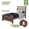 Cama Solteiro Reali Plus Móveis Lopas - 5