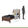 Cama Solteiro Reali Plus Móveis Lopas - 3