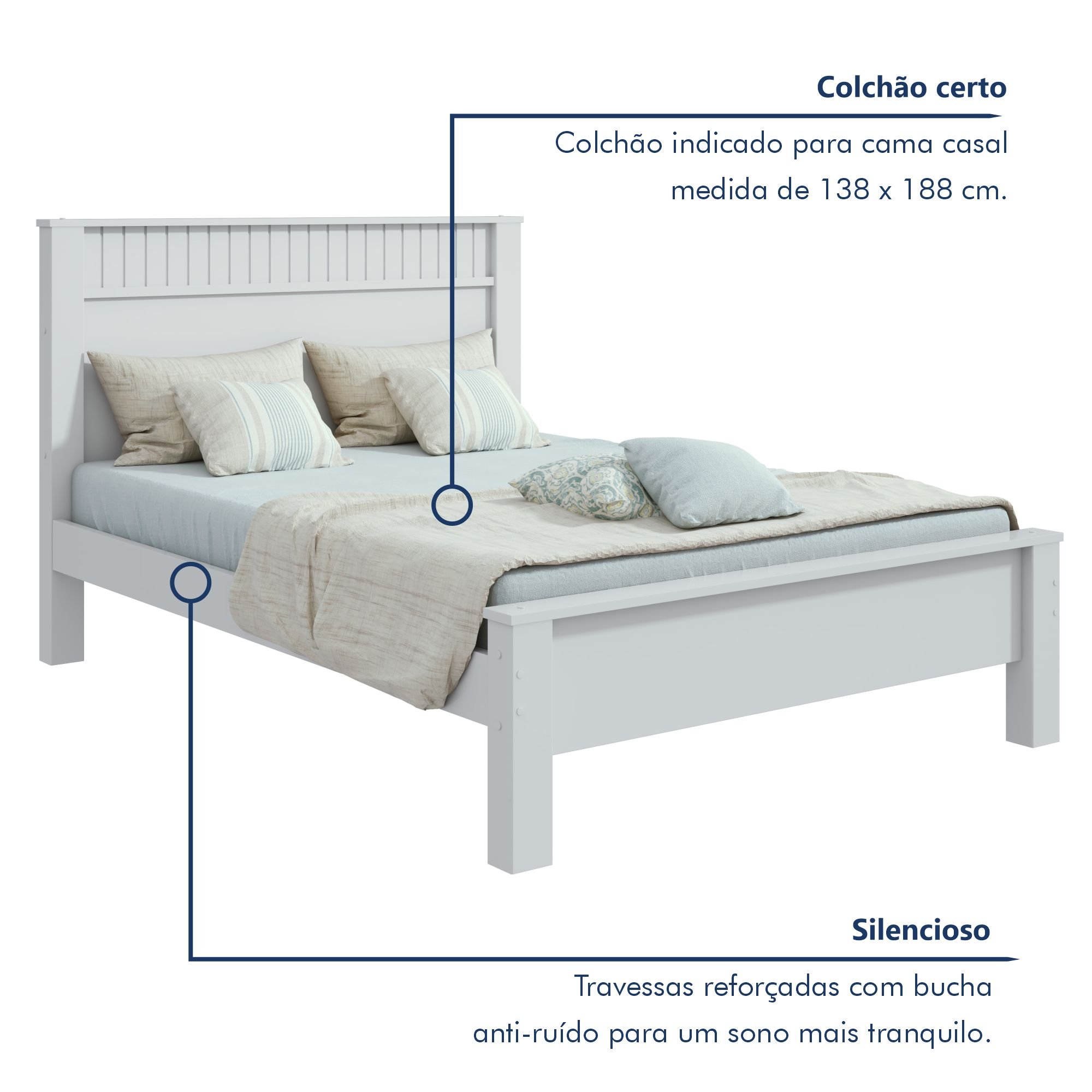 Cama Casal Athenas Plus  - 3