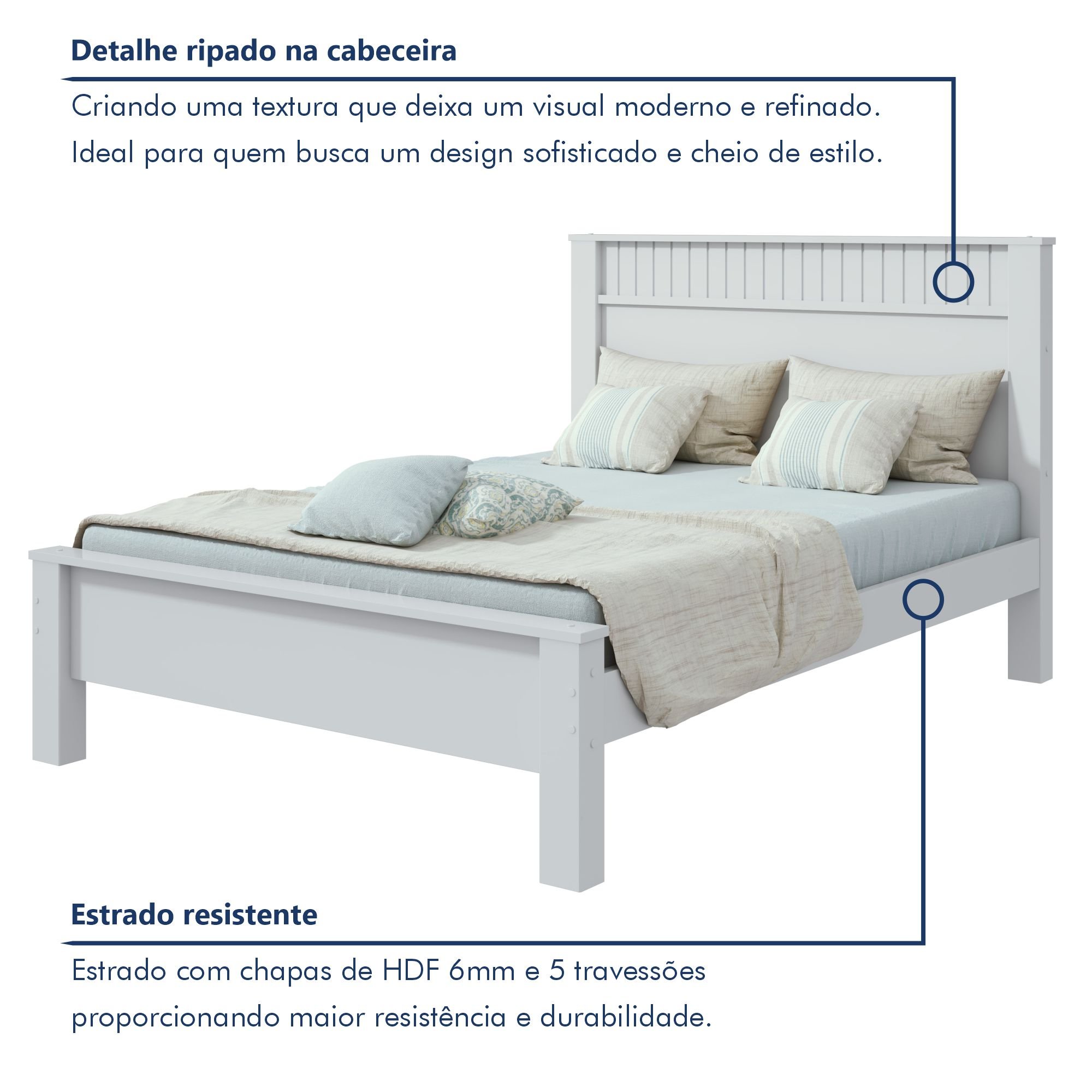 Cama Casal Athenas Plus  - 5