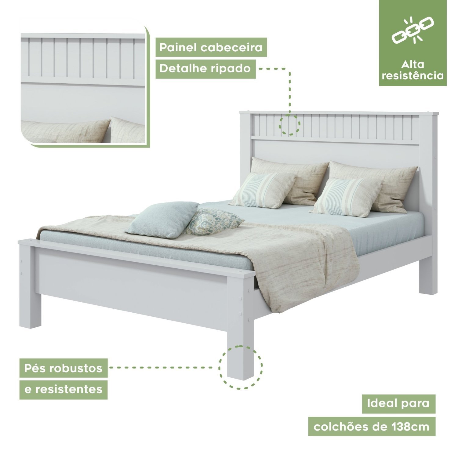 Cama Casal Athenas Plus  - 8