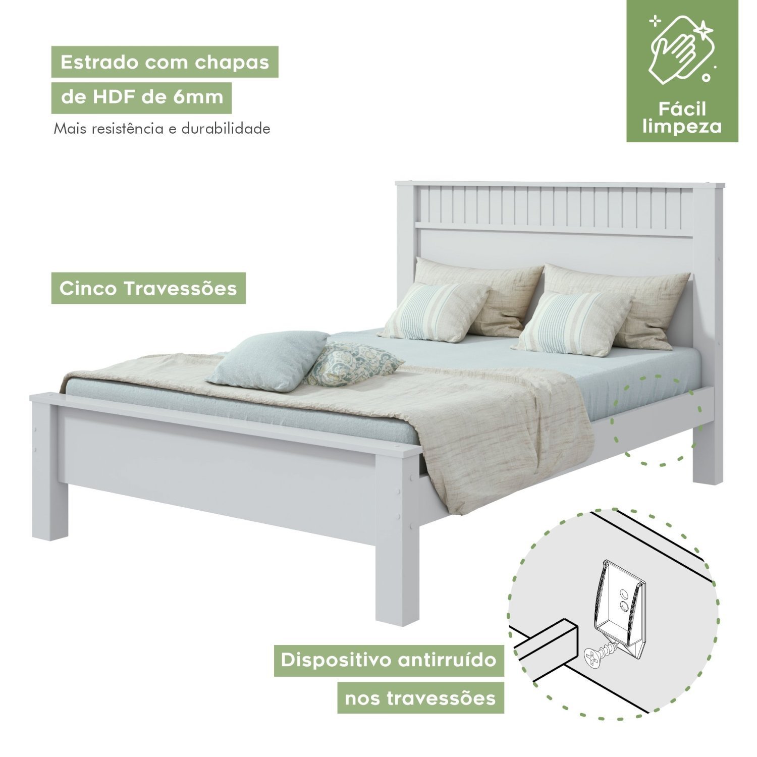 Cama Casal Athenas Plus  - 6