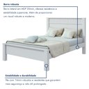 Ver imagem 6 de Cama Casal Cabeceira Ripado Athenas Plus Branco
